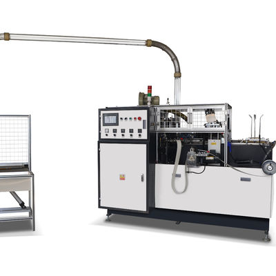 Medium Speed Automatic Disposable Paper Cup Making Machine met externe grootte 2130mm*1350mm*1900mm en 220V/380V Spanning