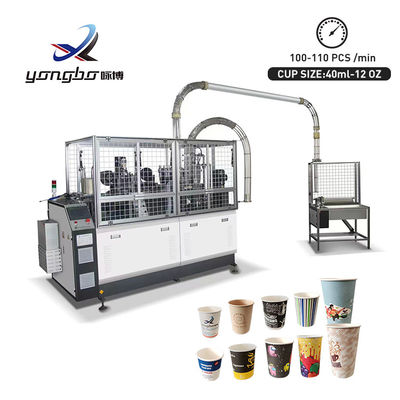 High Speed 100-110pcs/min Volledig automatische papierbekermachine voor directe aankoop