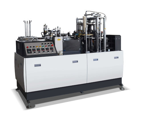 Paper Coffee Cup Production Machine Volledig automatische machine voor het maken van wegwerppapierkopjes met een snelheid van 65-85 stuks/min 1700 kg