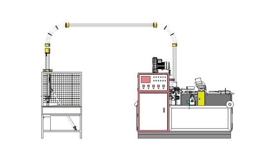 220V/380V Spanning Automatische Paper Coffee Cup Making Machine Dubai 3-16oz Paper Cup Forming Machine met snelheid 65-85 stuks/min