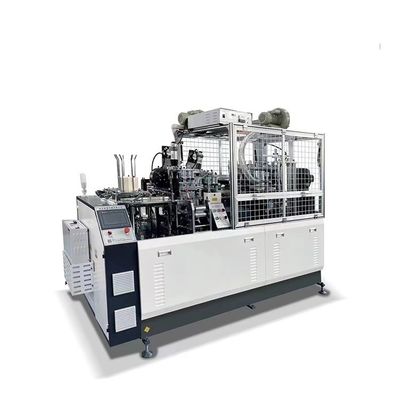 Automatische papier koffiebeker maken machine met hoge snelheid van 90-100pcs/min en koperen bar cup bened manier