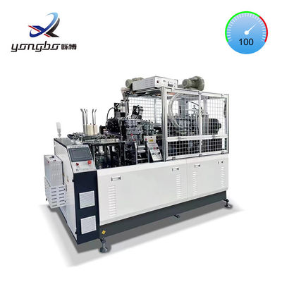 Automatische papierbeker met handvatvormmachine 100pcs/min Volledig automatische Spanning 380V/op maat