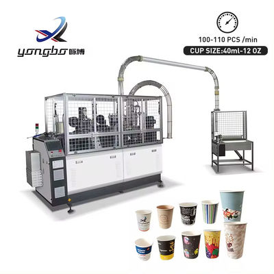Automatische papierbeker met handvatvormmachine 100pcs/min Volledig automatische Spanning 380V/op maat
