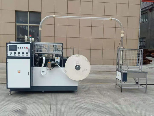 4kw Volledig automatische papier koffiebeker maken machine wegwerp papierbeker vormen machine met enkel/dubbel PE bedekt papier