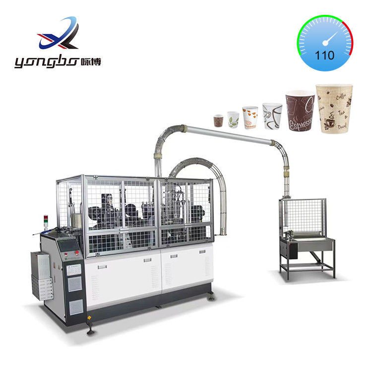 Verbrengingspapierbekervormmachine met 0,5-0,8 MPa gasbron en 150-350 GSM-papierspecificatie