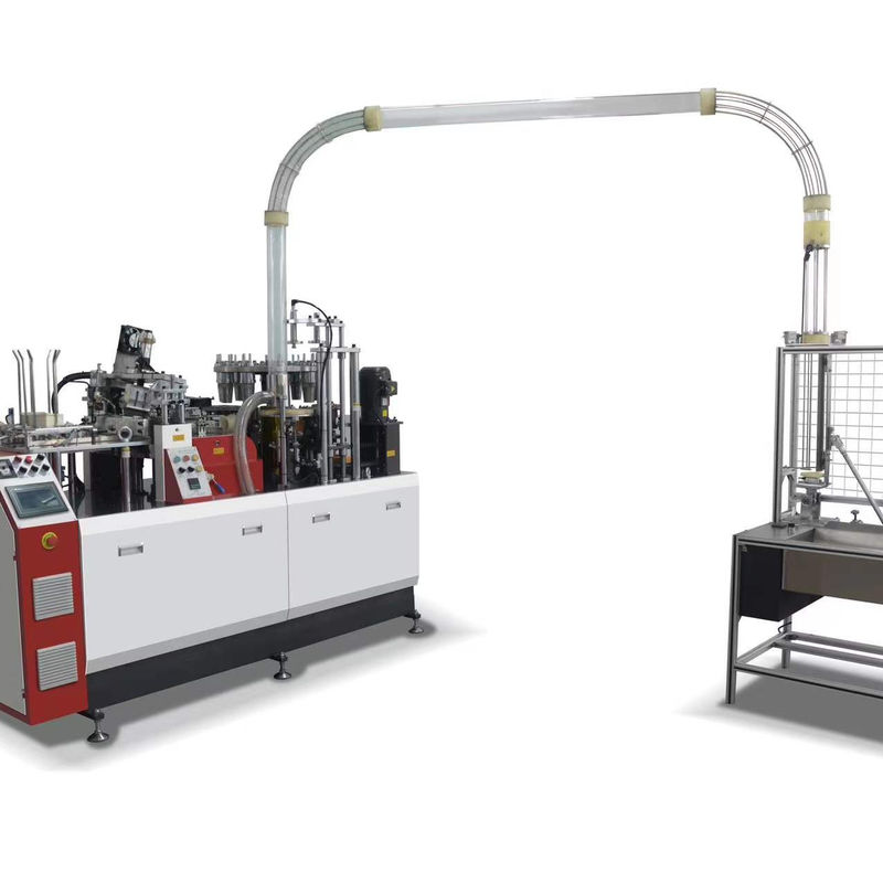 100-110 stuks/min High Speed Paper Tea Cup Forming Machine met een externe afmeting van 2200mm*1350mm*1900mm