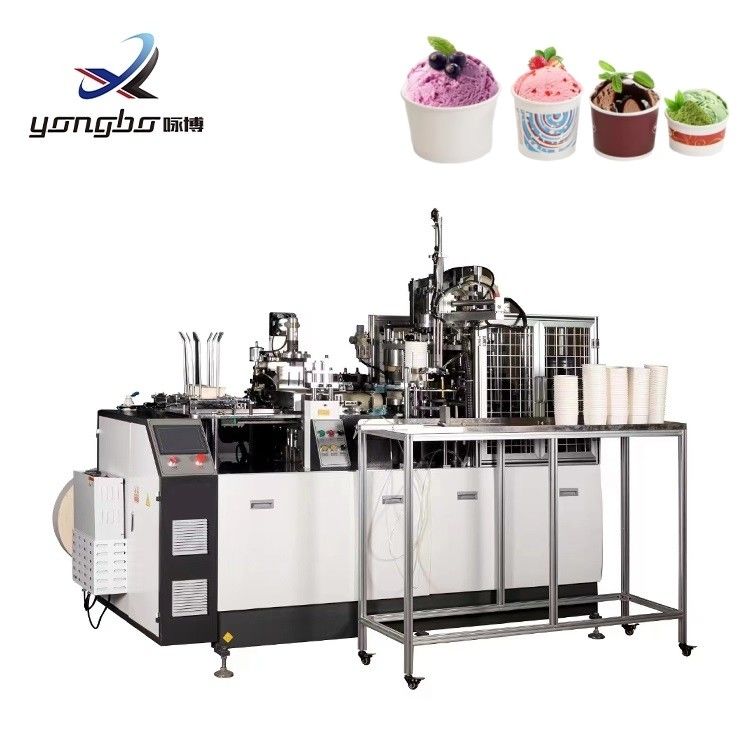 Volledig geautomatiseerde papieren schaalvormmachine met hoge snelheid 220V/380V Spanning en koperstaaf Cup Bones Way