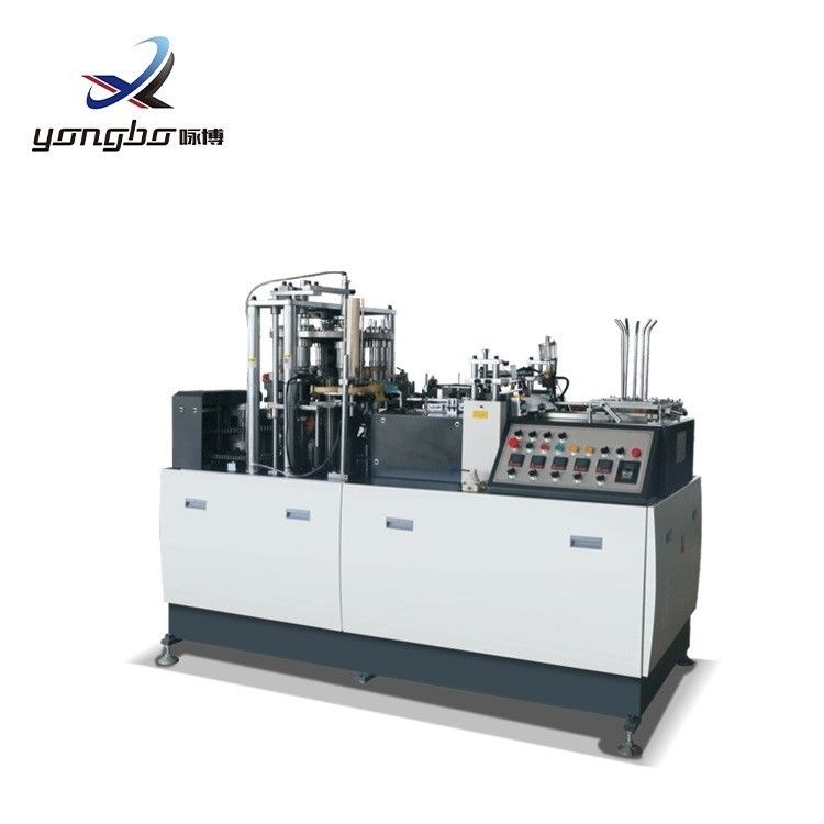 Papierspecificatie 150-350 GSM Single/Double PE Coated Paper Volledig automatische wegwerppapierbekervormmachine in Korea