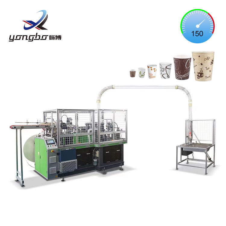 120-150 stuks/min Papierbekermachine voor hoge snelheid aangepaste papierproducten